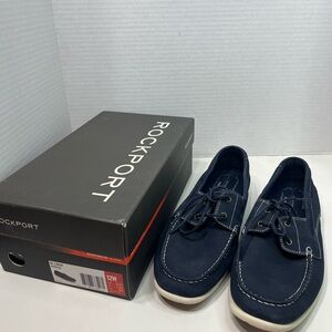 ROCKPORT Boat shoes loafers men’s size 12 W adiprene by adidas lightweight NWT